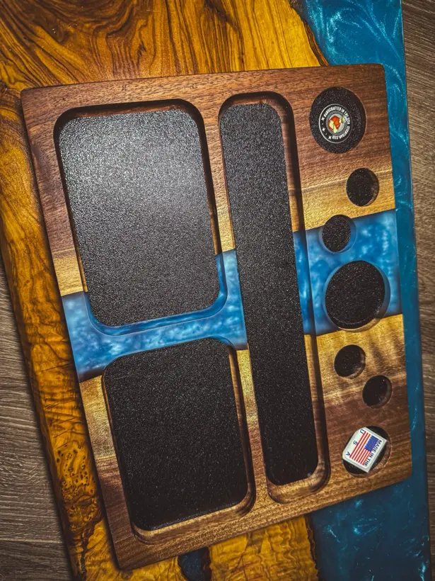 Showcase Tray with fitted black foam inserts